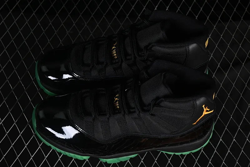 All categories Air Jordan Jordan series basketball shoes Air Jordan 11 Air Jordan 11 Retro "Green Black" AJ11 Joe 11 black and green CT8012-037